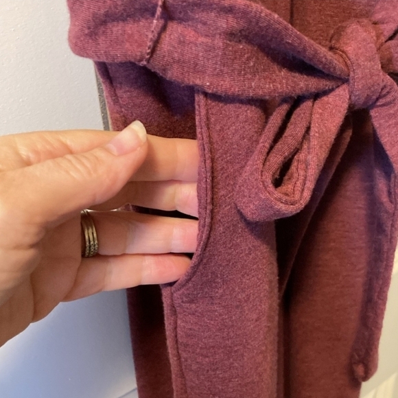 Garnet Hill Terry Knit Jogger Jumpsuit With Pockets Size Medium - Picture 4 of 9